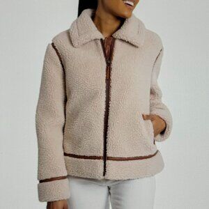 BEARPAW Ladies' Moto Shearling Jacket NEW WITH TAGS